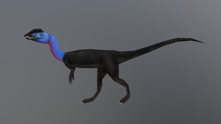 PS1/Low Poly Dilophosaurus