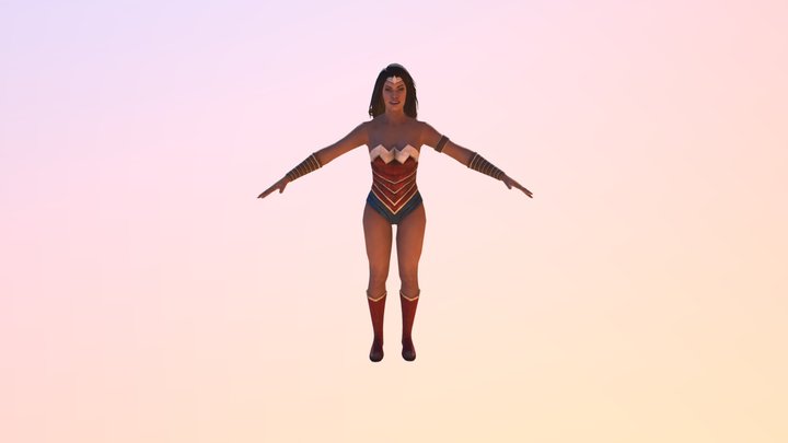 Wonder Woman 3D Model