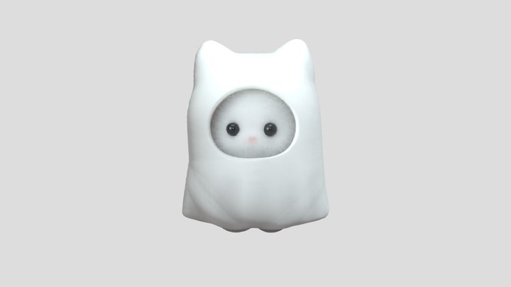 Cute Cat 3D Model