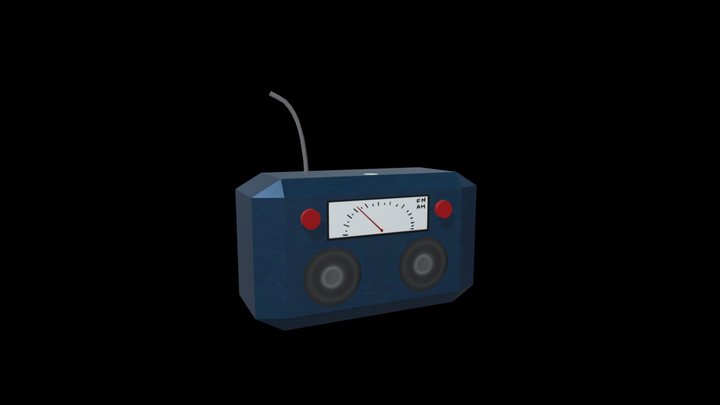 The Idle Hand - Radio 3D Model