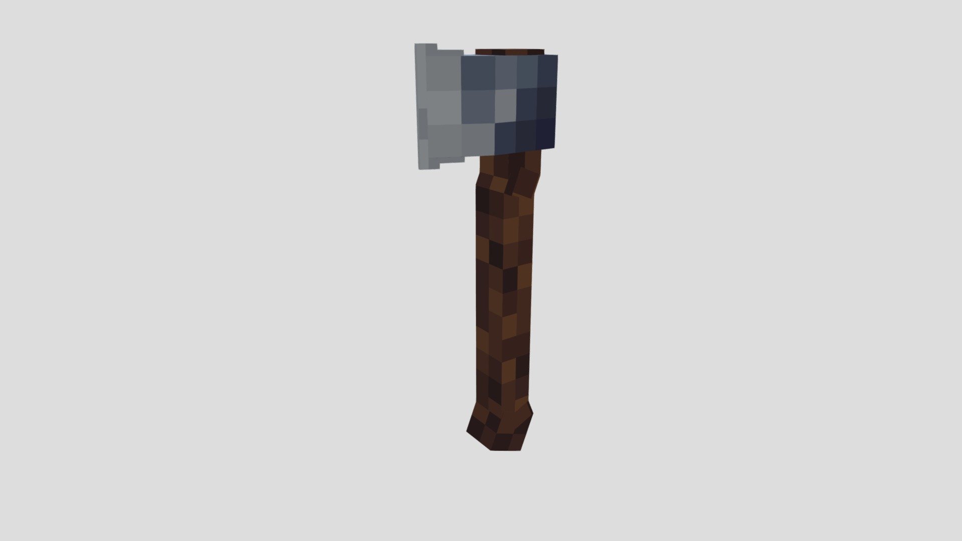 Voxel Iron Axe - 3D model by Darkfinito [976a803] - Sketchfab