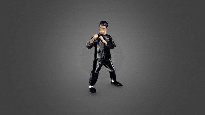 Jackie chan statue_2_scan02 3D Model