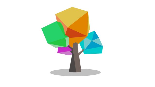 Polygon Tree 3D Model