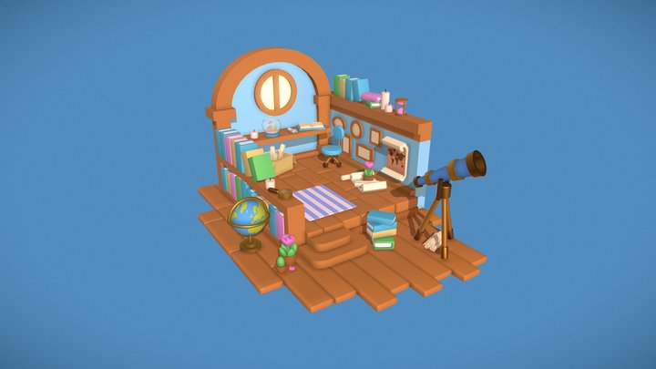 Cosmic Space 3D Model