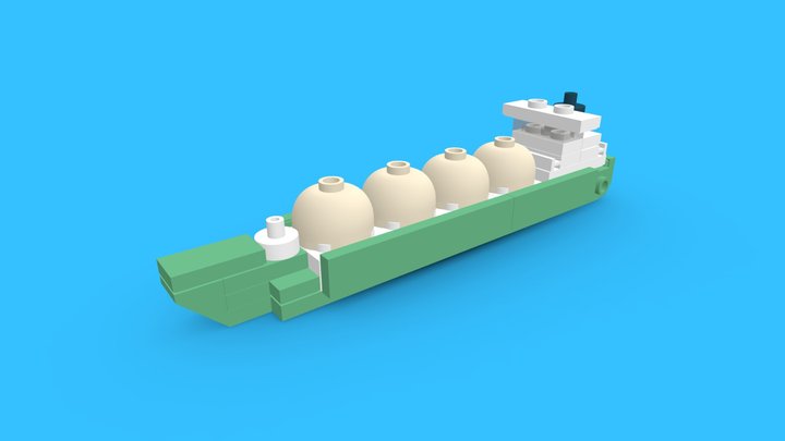 LEGO Micro LNG Ship MOC [#0362] – Free 3D Model STL