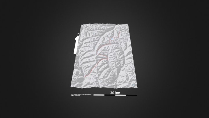 莫斯卡_等高地图 – Free 3D Model STL