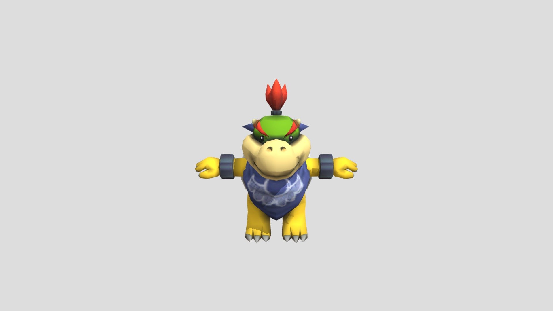 GameCube - Super Mario Sunshine - Bowser Jr - Download Free 3D model by ...