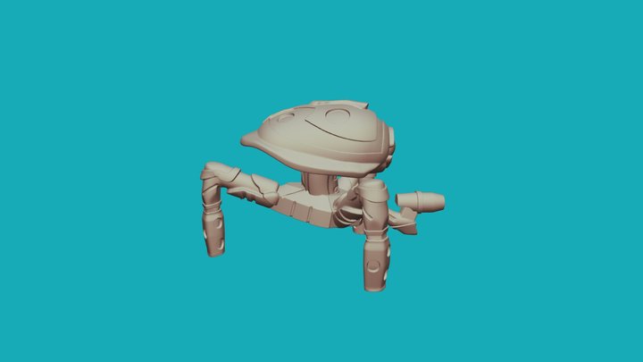 Hover Drone 3D Model