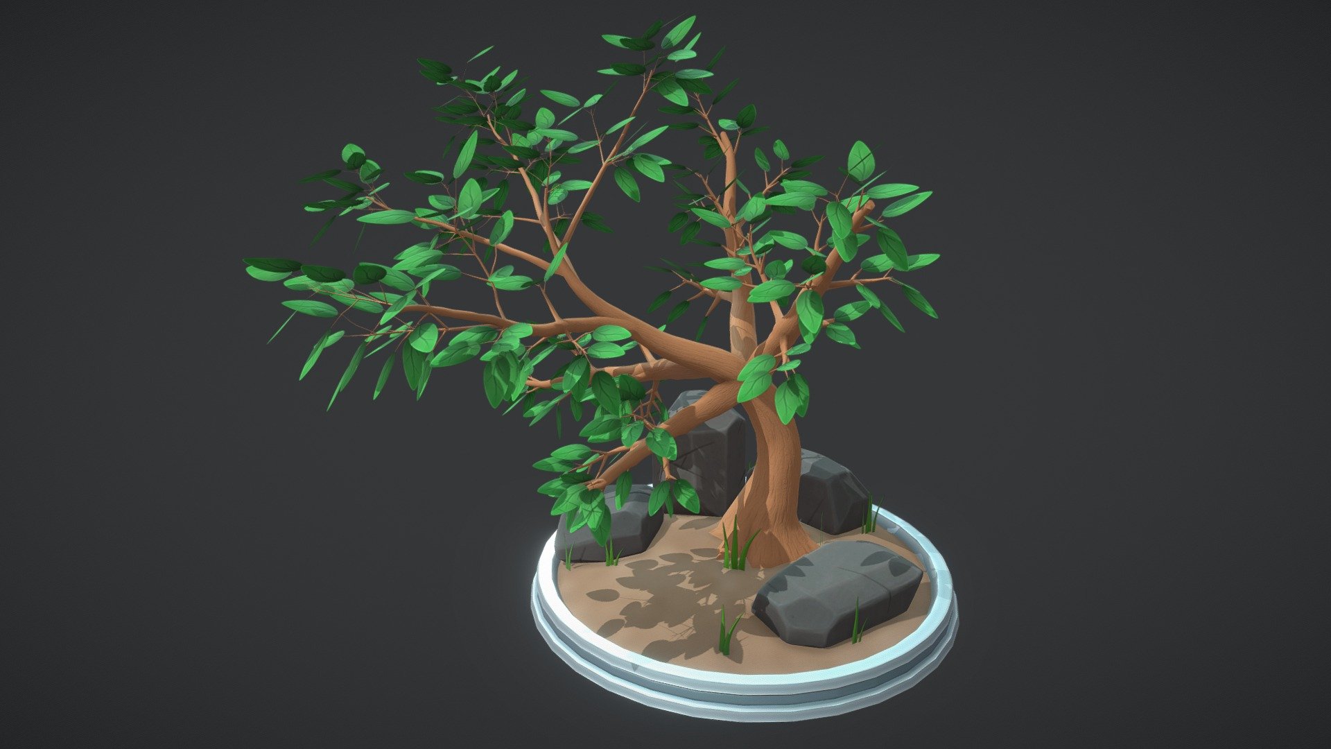 Stylized Tree - Download Free 3D model by Maksim Batyrev (@c3posw01 ...