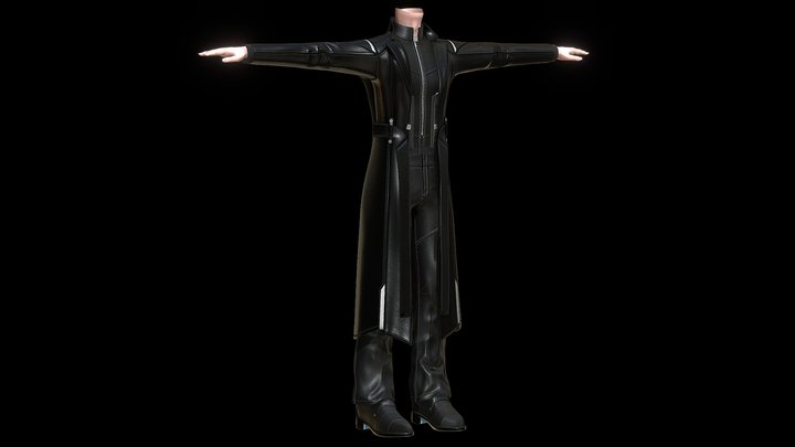 Glacial Authority Outfit Collection 3D Model