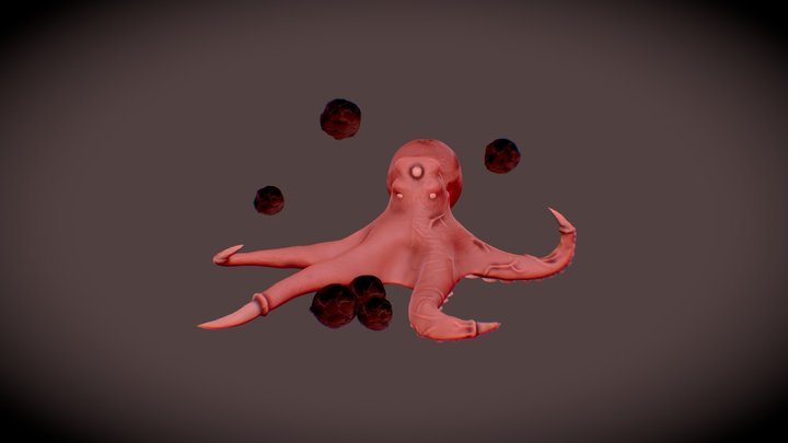 Octopus Clay Model 3D Model