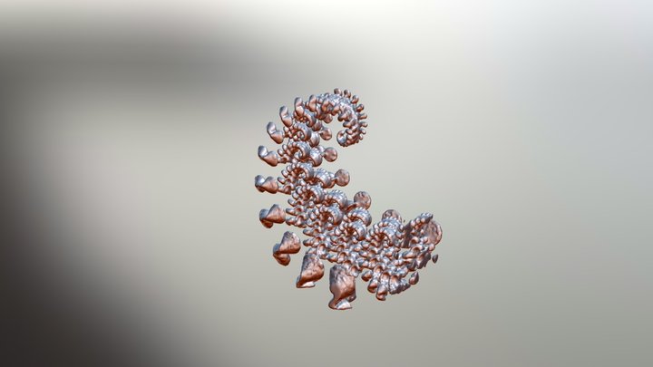 Flower Fractals 3D Model