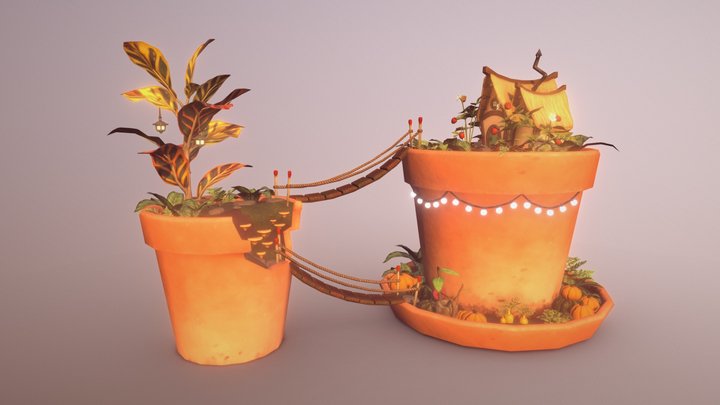 FAIRY GARDEN 3D Model