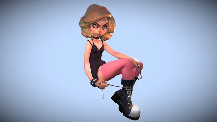 Loish - girl fanart 3D Model