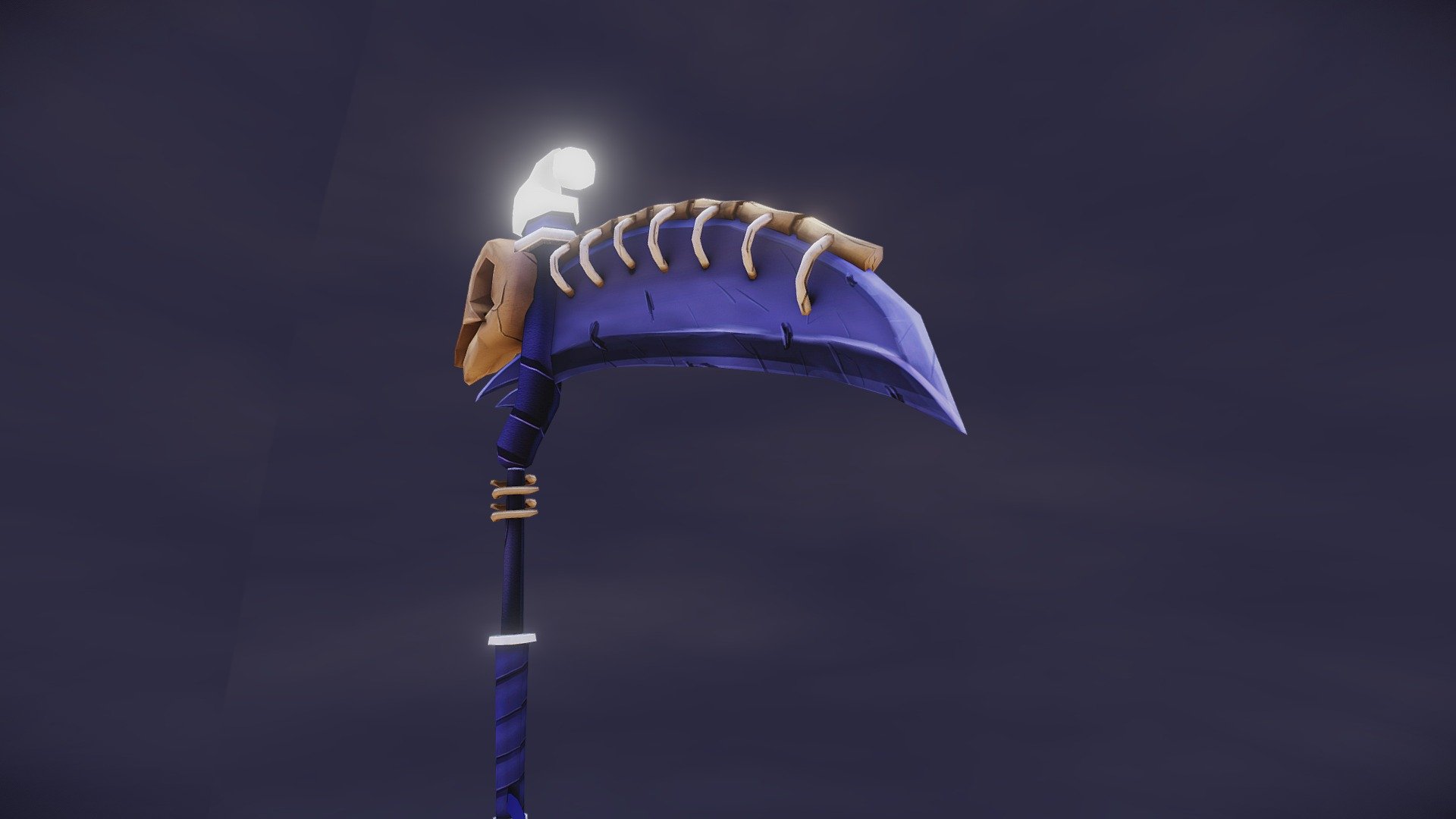 Lunar scythe - WoW concept - 3D model by Chaime Boonen (@Chaime_Boonen ...