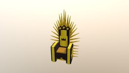 Kings Throne, minecraft 3D Model