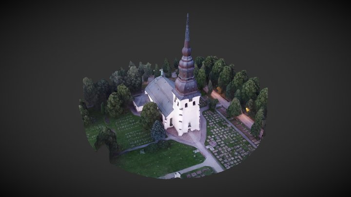 Stora Tuna Kyrka 3D Model
