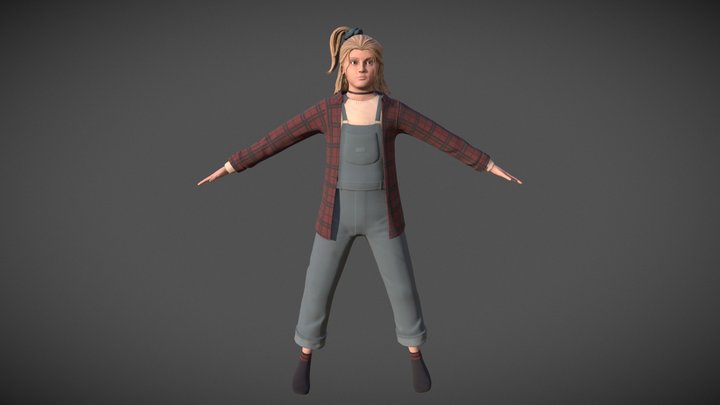 Pearl - Low Poly Model 3D Model
