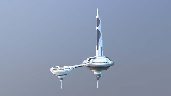 Sky Tower 3D Model