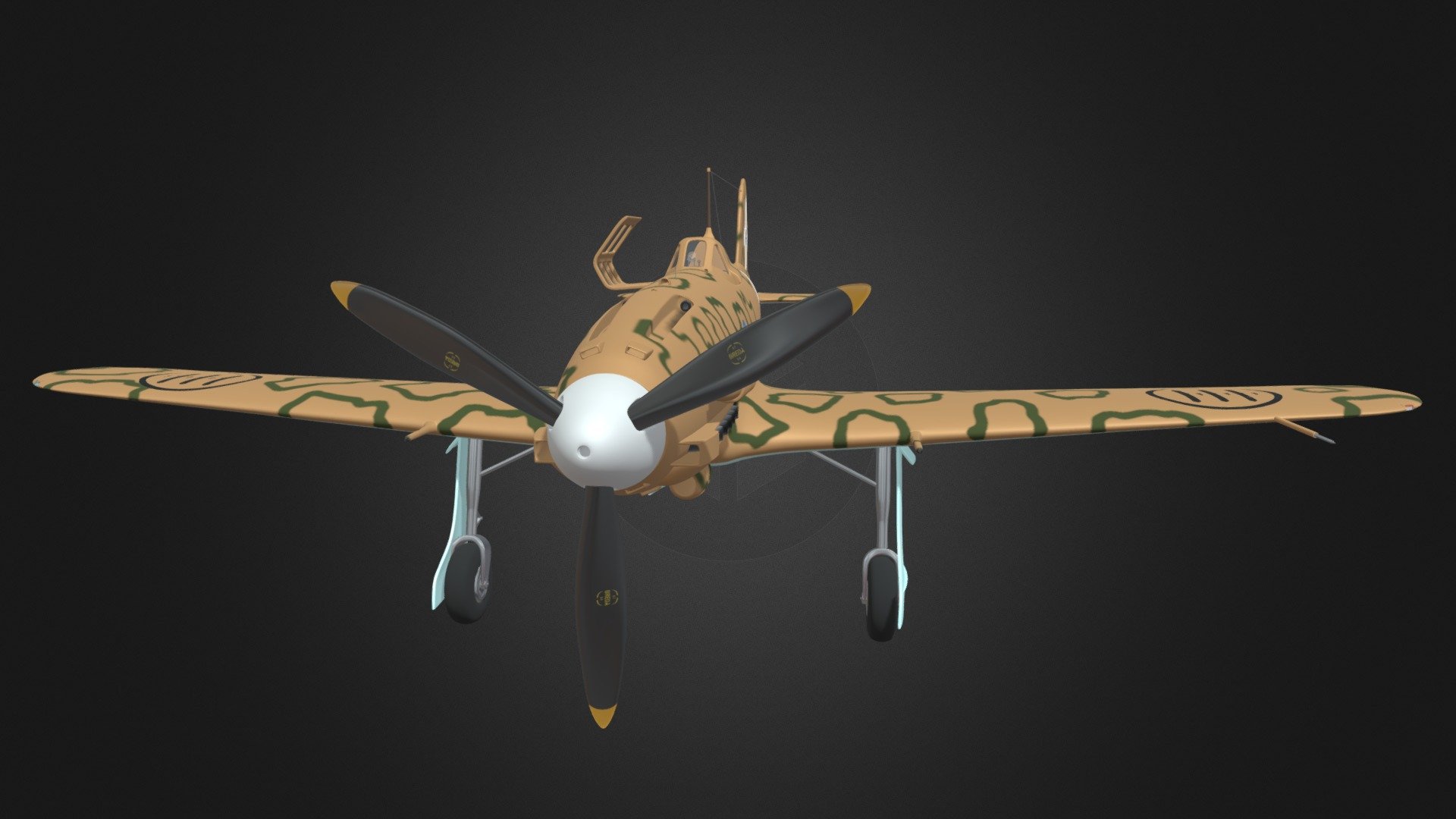 Macchi C.205 Veltro - 3D model by TonyAnima Projects ...