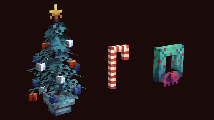 Xmas Decoration for Winter Festival #2 3D Model