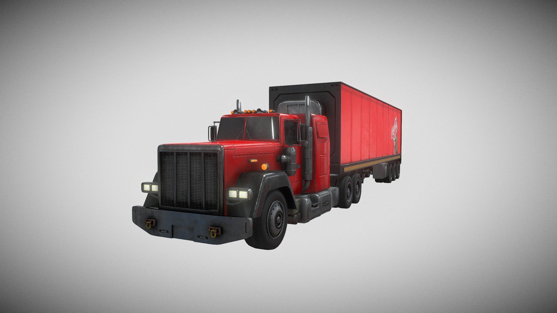 Coca Cola Semi Truck 3d Model By Jinjinjin Thejinjinjin 9776e38