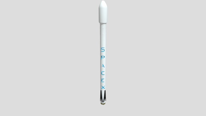 Spacex rocket（unfinished） 3D Model