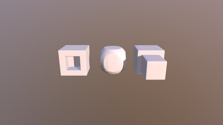 Boolean 3D Model