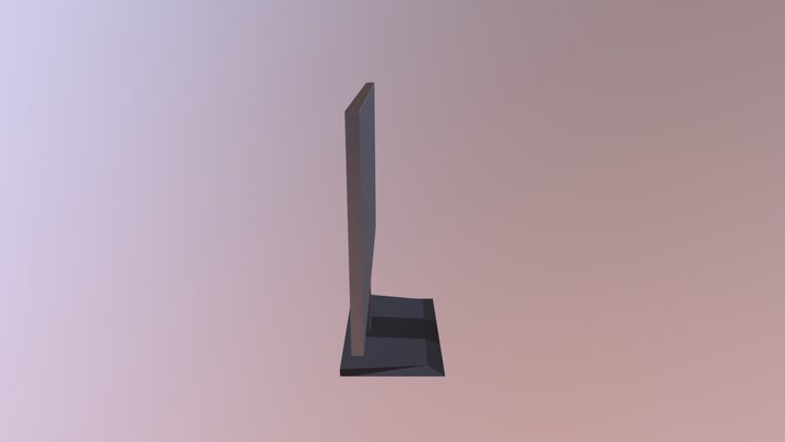 1st Moniter 3D Model