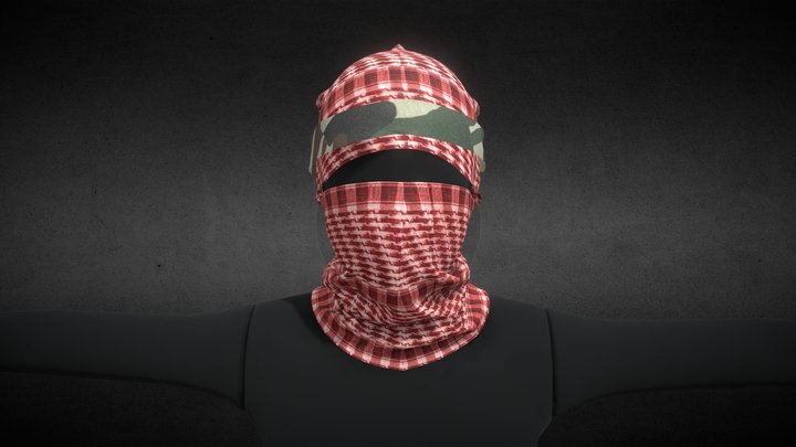 Palestinian Scarf 3D Model