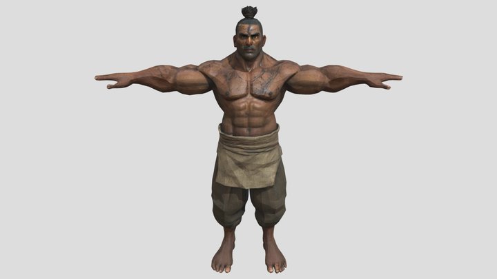 medieval warrior 3D Model