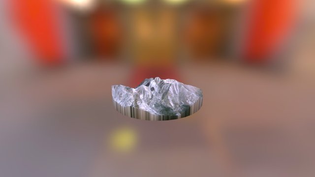 Long's Peak 3D Model