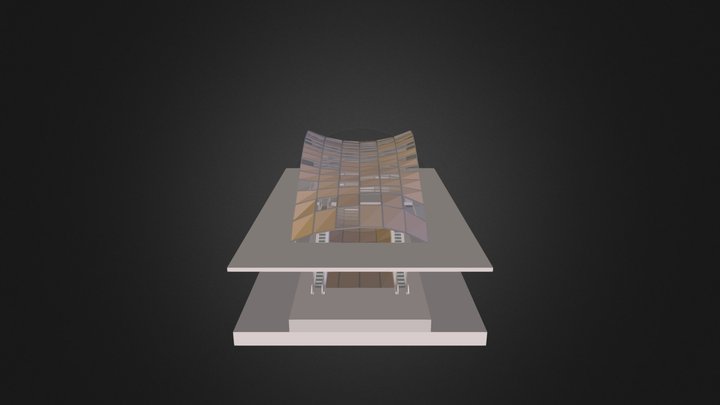 Metro Station Lyon (Fr) 3D Model
