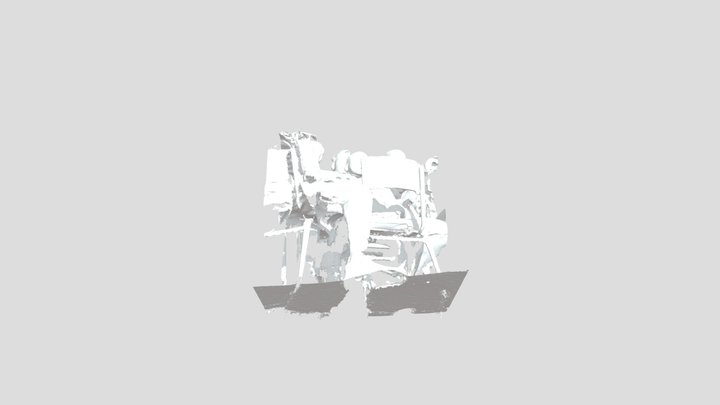 school students 3D Model