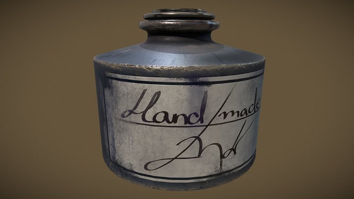 Ancient Inkwell 3D Model