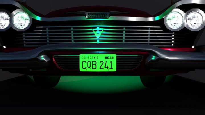 Plymouth_fury_1958 3D Model