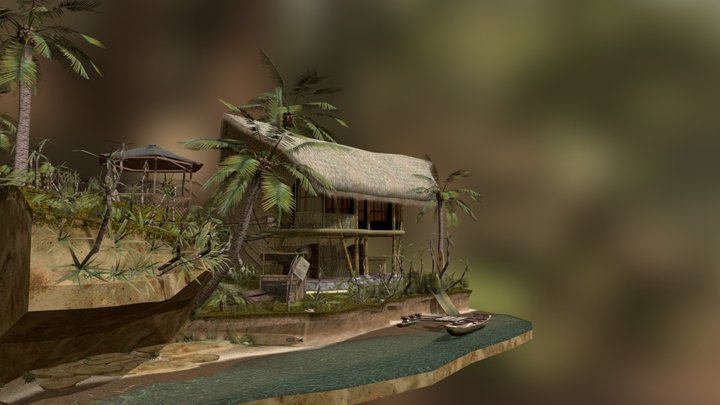 DAE Diorama - By The Ocean 3D Model
