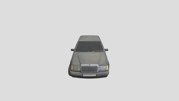 Mercedes-benz_w124 (abondonned) 3D Model