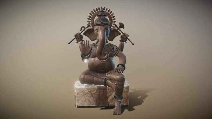 Lord Ganesha - High Detail Sculpt | Blender