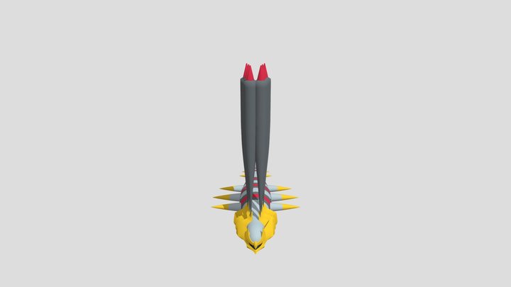 #0487 Giratina (Origin Forme) – Modello 3D gratuito STL
