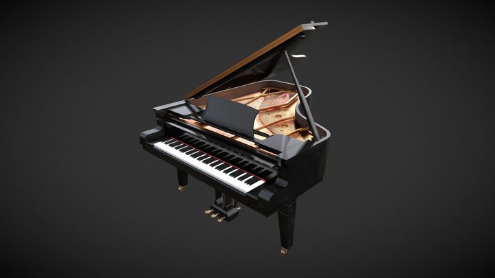 Grand Paino 3D Model