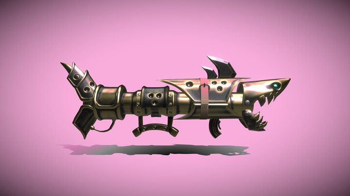 Shark Weapon 3D Model