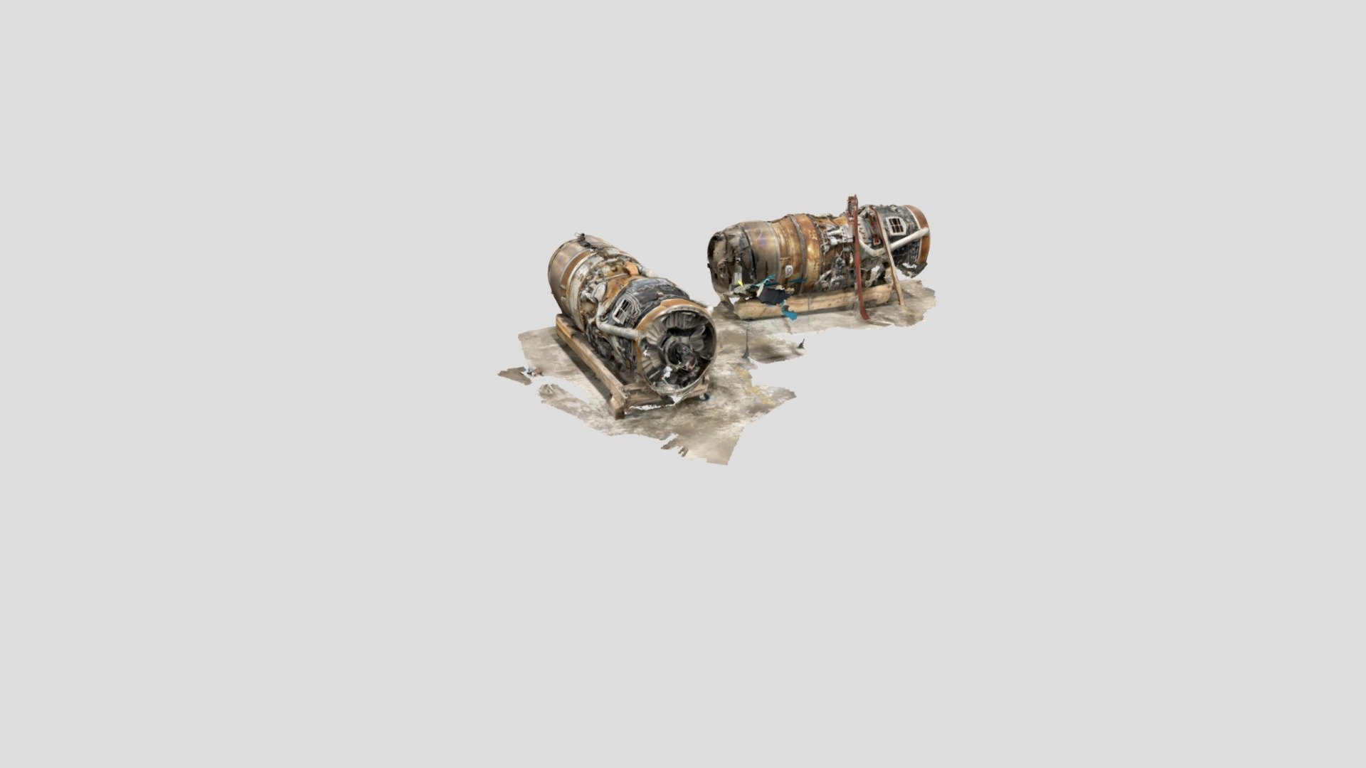 Old jet engines (iPhone Lidar)