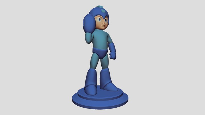Megaman 3D Model