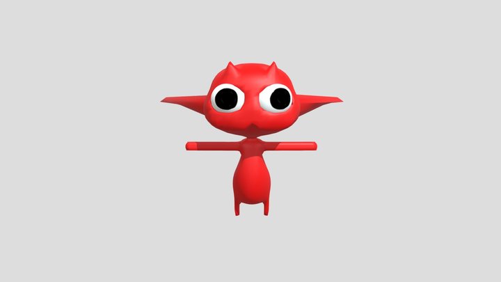 Rigged Cocoto Model (fanmade goober version) 3D Model