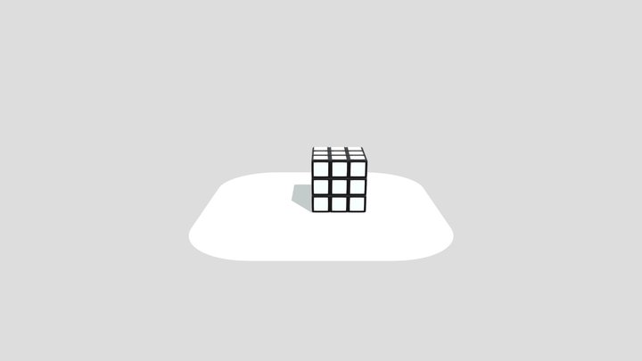 3d Rubiks Cube 3D Model