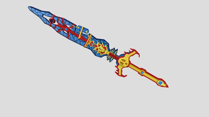 Blade of the fallen Highlord 3D Model