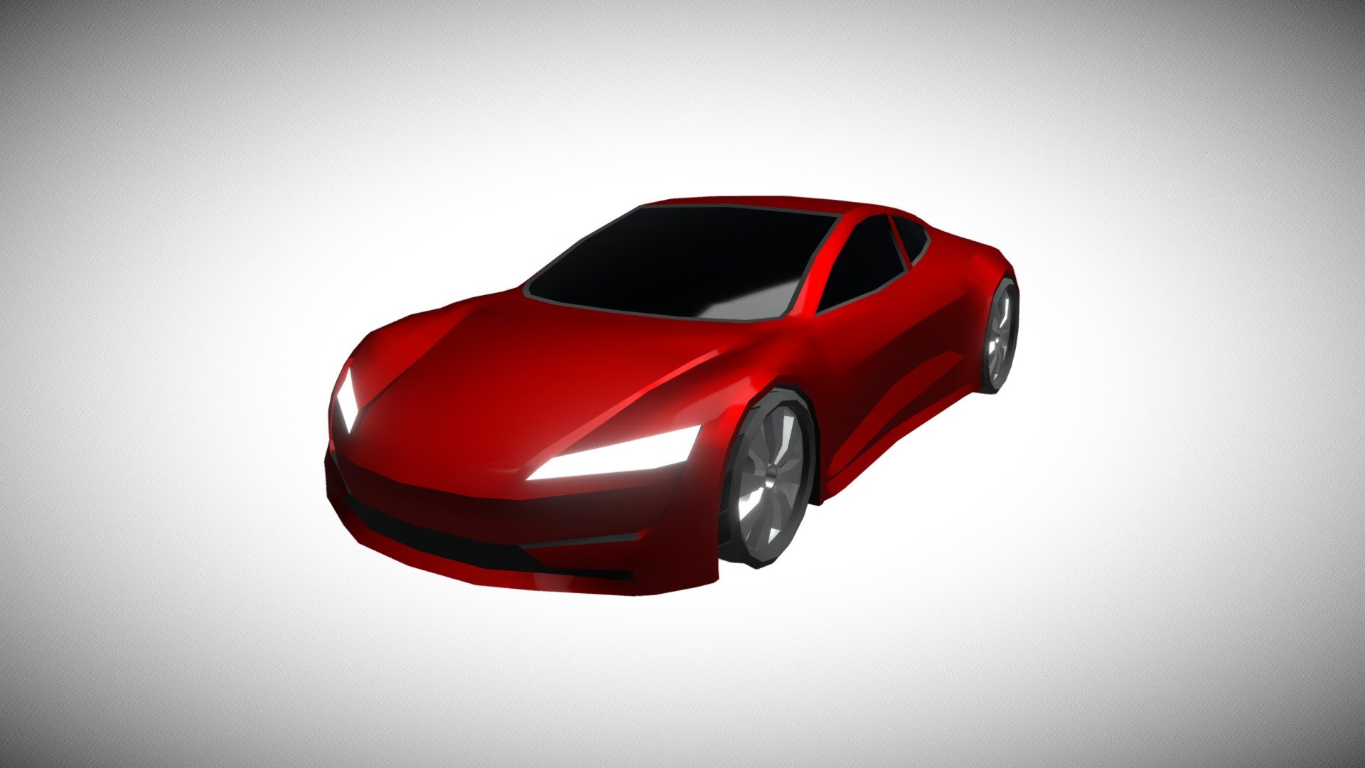 Low Poly Tesla Roadster - Download Free 3D model by kulonee ...