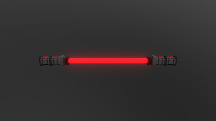Double Hilted Lightsaber 3D Model