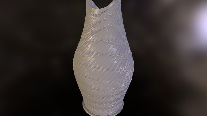 Fish Mouth Vase (closed wall) 3D Model